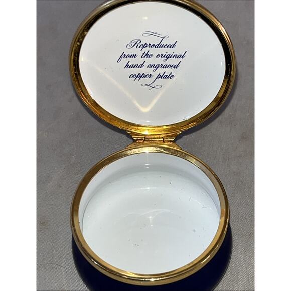 Spode Fine Enamels Staffordshire England The Blue Room Floral c 1830 Pattern - Picture 3 of 3